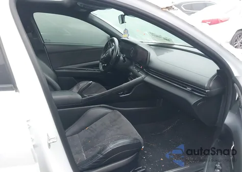 2022 Hyundai Elantra N из США, поврежденный, VIN KMHLW4AKXNU004944